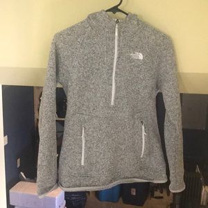 The North Face hooded fleece